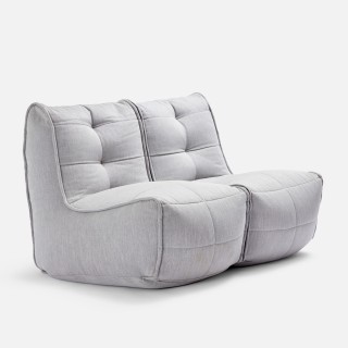 Ambient Lounge Twin Couch - Keystone Grey