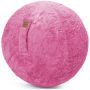 Sitting Ball Zitbal Fluffy 65 cm - Pink