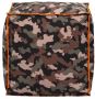 Sitting Point Poef Cube Camo - Olive