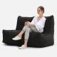 ambient lounge twin couch black sapphire