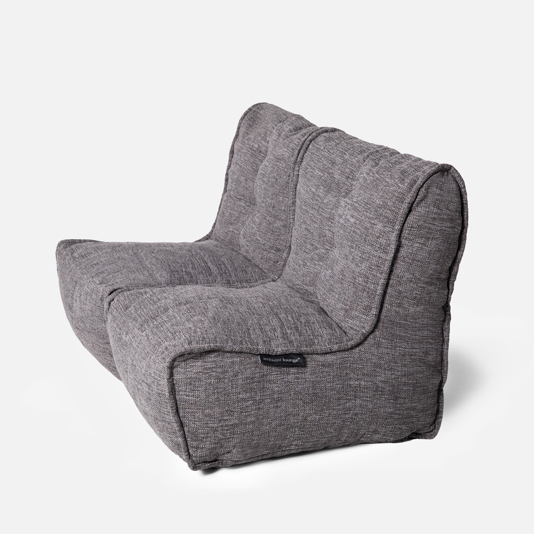 ambient lounge twin couch luscious grey