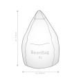 BeanBag Fluffy XL - Aubergine