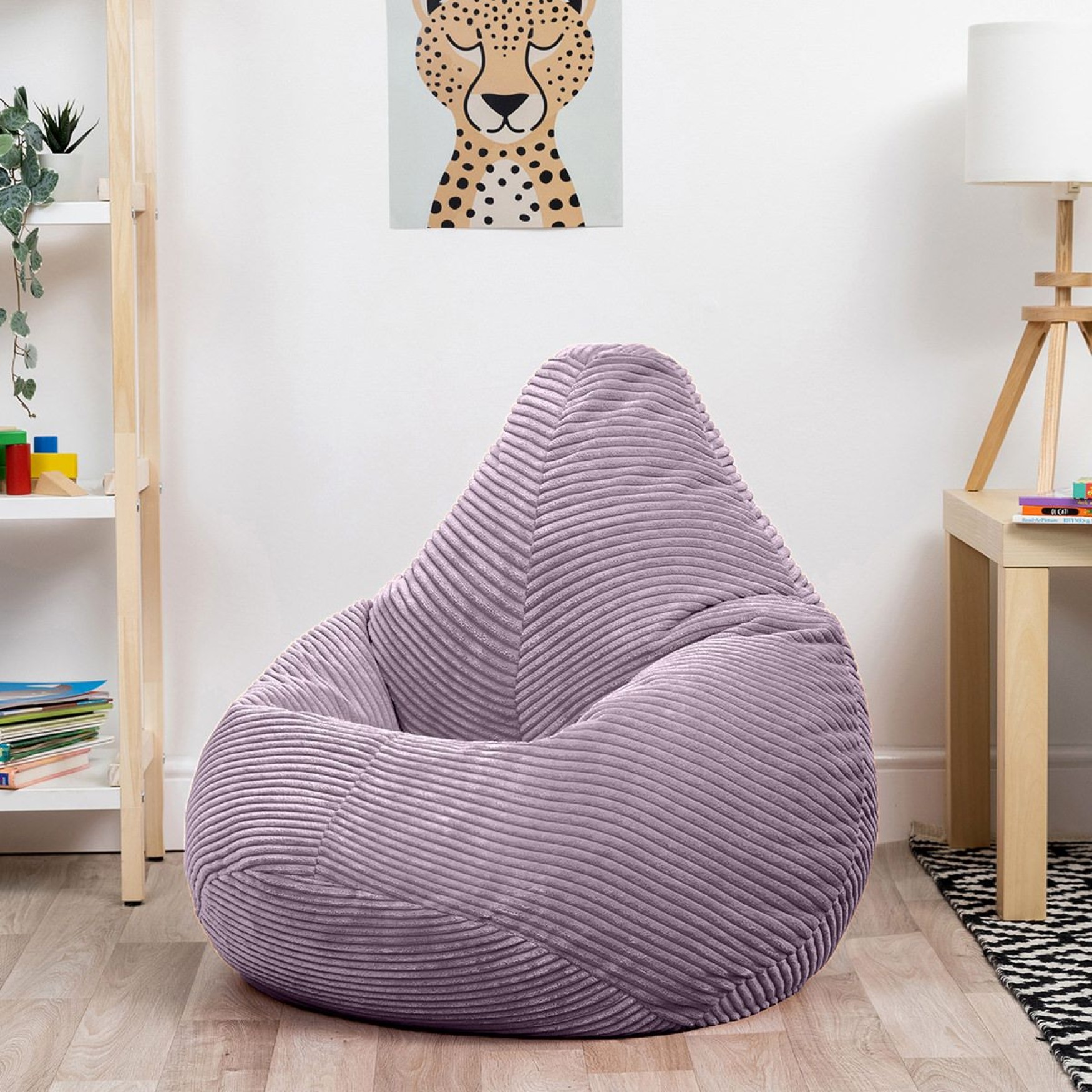 Chillz Kinder Zitzak Corduroy - Lila