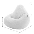 Chillz Kinder Zitzak Corduroy - Lila