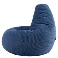 Cloudy Cord Zitzak Stoel - Denim Blauw