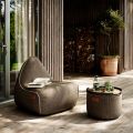Cobana Lounge Chair Pouf Outdoor - Bruin