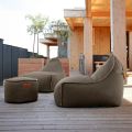 Cobana Lounge Chair Pouf Outdoor - Bruin