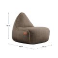 Cobana Lounge Chair Pouf Outdoor - Bruin