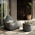 Cobana Lounge Chair Pouf Outdoor - Grijs