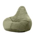 Cloudy Cord Zitzak Stoel - Olijf