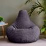 Cloudy Cord Zitzak Stoel - Antraciet