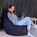 Cloudy Cord Zitzak Stoel - Paars