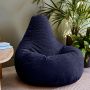Cloudy Cord Zitzak Stoel - Paars