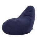Cloudy Cord Zitzak Stoel - Paars