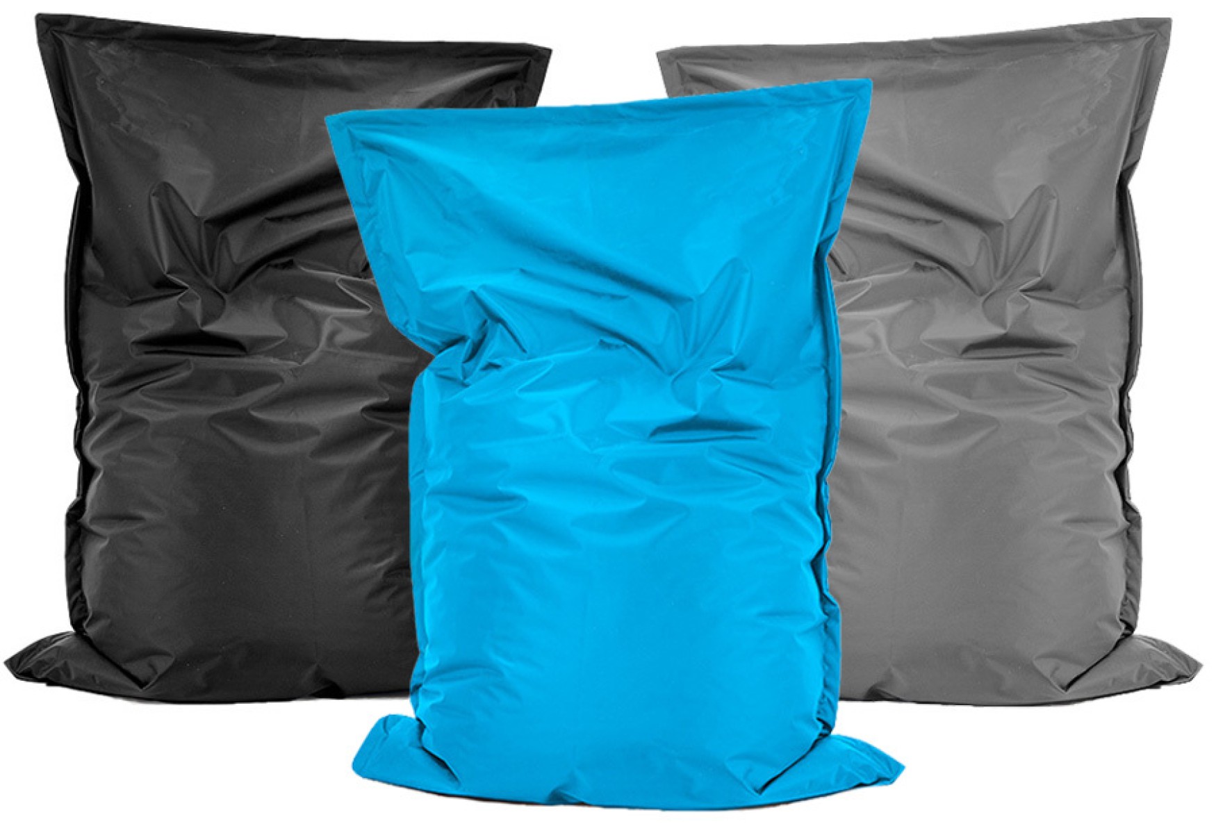 drop sit zitzak turquoise 100x150 cm
