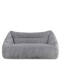 Cecilia Cord Zitzak Sofa - Grijs