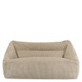 Cecilia Cord Zitzak Sofa - Stone