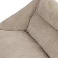 Cecilia Cord Zitzak Sofa - Stone