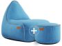SACKit Cobana Lounge Chair & Pouf Outdoor - Turquoise