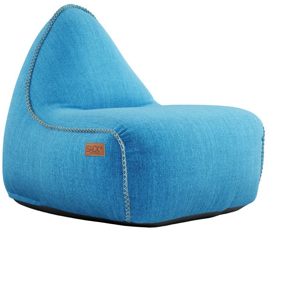 sackit cobana lounge chair pouf outdoor turquoise