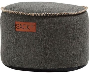 RETROit Poef Cobana Drum - Grijs RETROit Poef Cobana Drum - Grijs