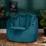 Sirena Zitzak Stoel Velvet - Blauw