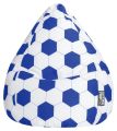 BeanBag Voetbal XL - BlauwWit
