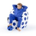 BeanBag Voetbal XL - BlauwWit